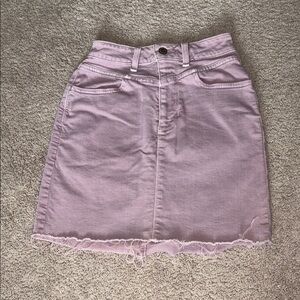 Hollister Purple Pencil Skirt Knee-Length Casual